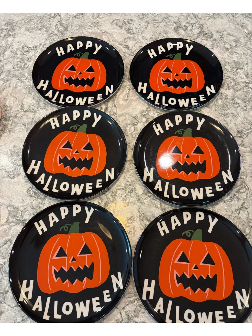 Hyde and EEK! Boutique 8.5” Halloween Melamine Dinner Plates Set of 12